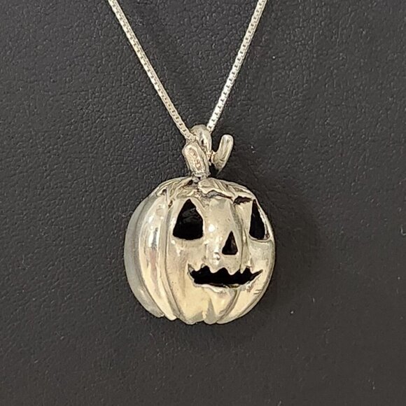 Source Unknown Jewelry - Halloween Jack-o-lantern Pendant Pumpkin Charm